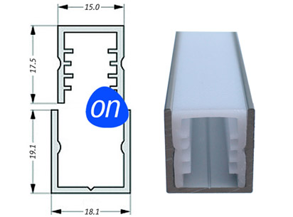 onlux AP LED-Profil Zeichnung