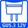 GU5.3 Sockel 12V AC/DC-Niederspannung/Niedervolt-Anschluss (5.3mm Stiftabstand) | GU5.3 Base 12V AC/DC Low-Voltage (5.3mm Pin-Center-Distance)