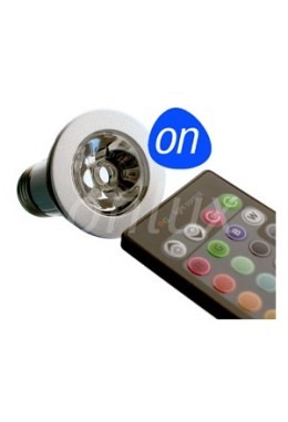 LED-Gadget - MonoLux RGB E27 - 3W RGB Power LED - 25°