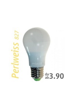 LED Lampe : onlux GloboLux 30 PearLux A55 - 4.7W onlux Power LED - 325lm - 300° - E27 (30W)