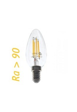 Lampadina LED : onlux FiLux B35-4C E14 4-Filament LED 230V - 3.4W 310lm Ra>90 300°(30W)