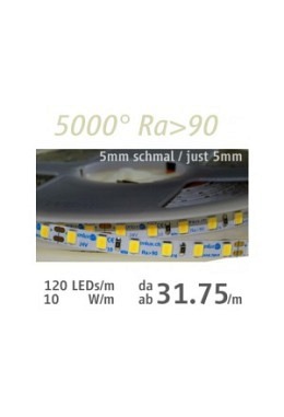 Ruban LED : onlux Flexi 10-05 HW Ra>90 2835-LED 24V - 10W/m